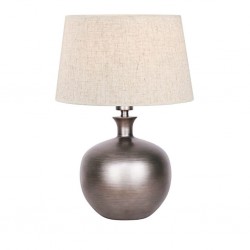 Table Lamp Ceramic, Metal & Fabric 36x36x56cm