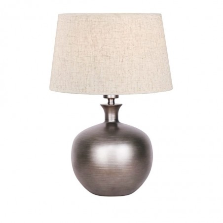Table Lamp Ceramic, Metal & Fabric 36x36x56cm