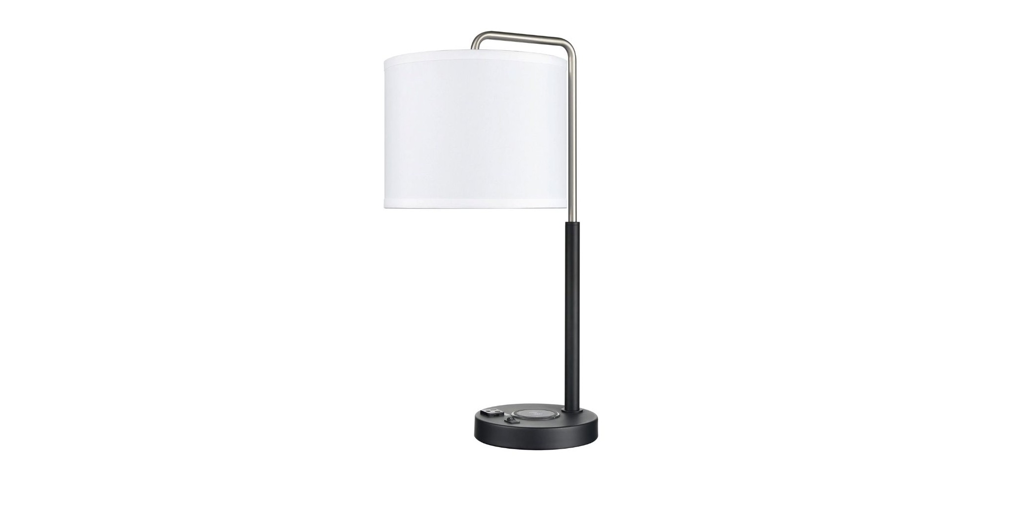 Table Lamp Metal & Fabric 30x36x50cm