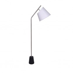 Floor Lamp Metal & Fabric 28x55x165cm