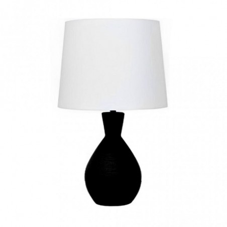 Table Lamp Resin, Meal & Fabric 30x30x50cm