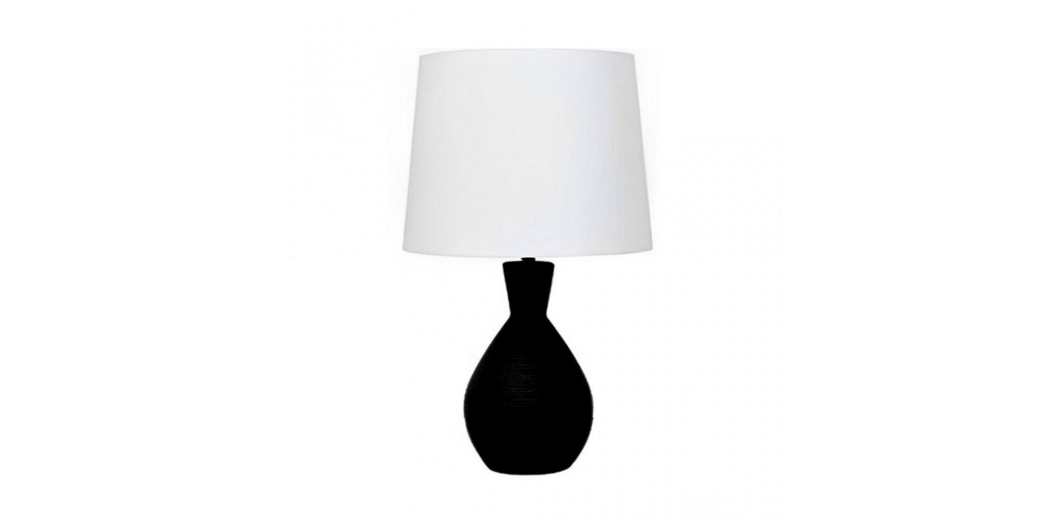 Table Lamp Resin, Meal & Fabric 30x30x50cm