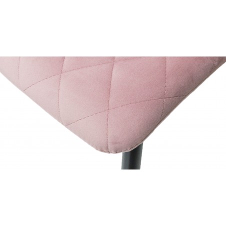 Chewy Table and 6 Chairs Pink Fabric