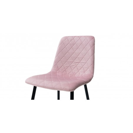 Chewy Table and 6 Chairs Pink Fabric