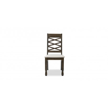Nairobi Table and 8 chairs Rubberwood Merlot Color Fabric FUR-0595-2