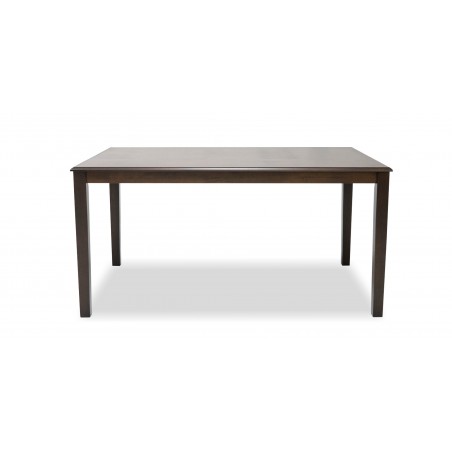 Ranger Table and 6 Chairs Rubberwood Dark Walnut Fabric G-R-Espresso