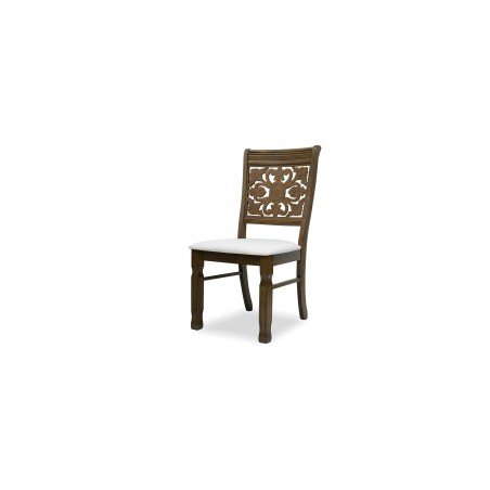 Lexington Table and 8 Chairs Antique Nyatuh Fabric FUR-0595-1
