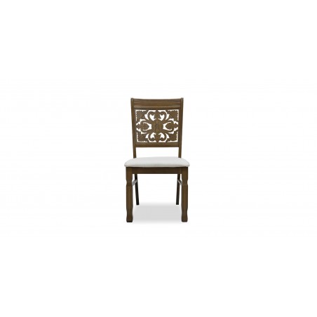 Lexington Table and 8 Chairs Antique Nyatuh Fabric FUR-0595-1