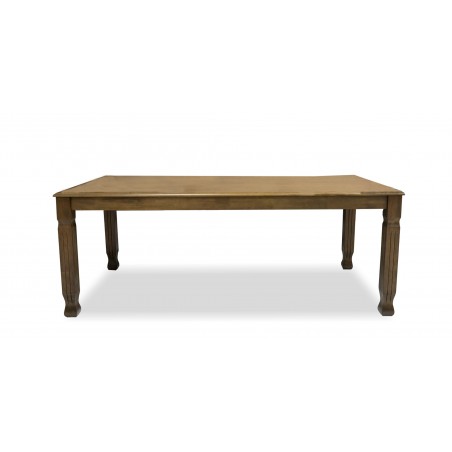 Lexington Table and 8 Chairs Antique Nyatuh Fabric FUR-0595-1