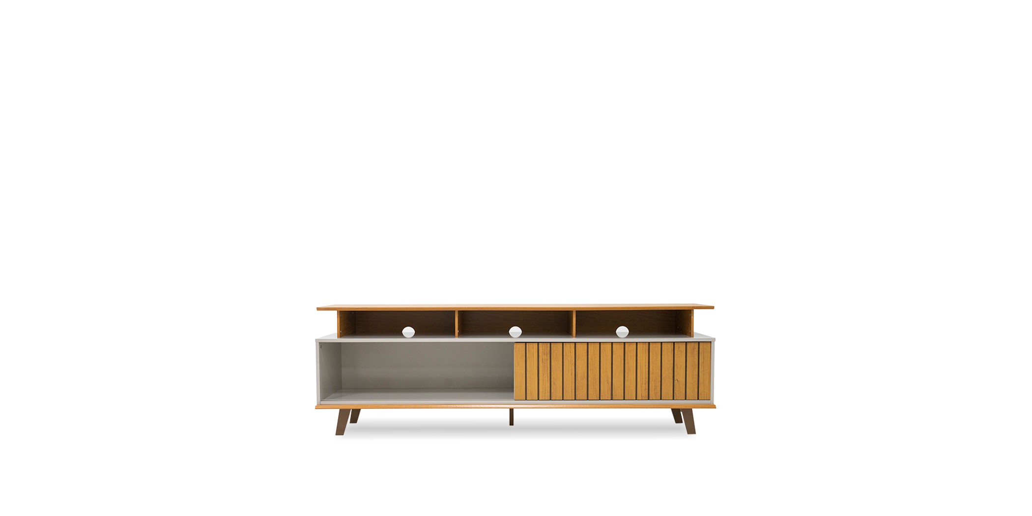 Flow Low TV Cabinet Cedar & Bali