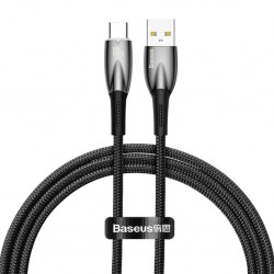 Baseus Glimmer Series Fast Charging 100w 1m Data Cable Black USB To Type-C Cadh000401