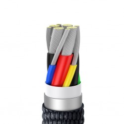 Baseus Crystal Shine Fast Charging 100w 1.2m Black Data Cable Type-C To Type-C Cajy000601