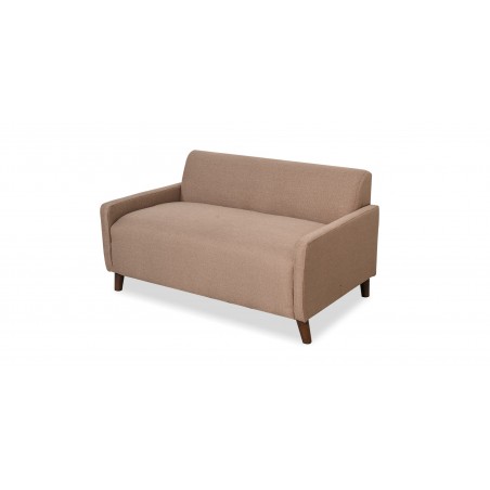 Asana Sofa 3+2+Armless Chair Brown Fabric