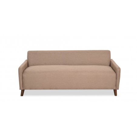 Asana Sofa 3+2+Armless Chair Brown Fabric