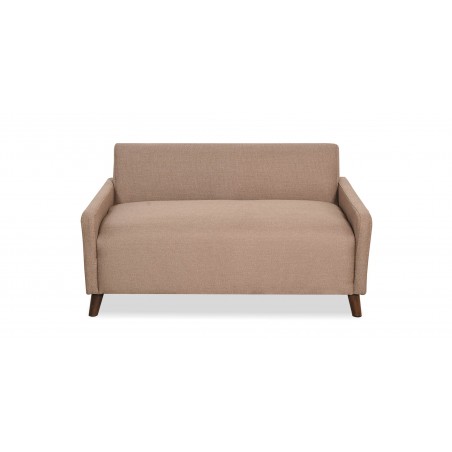 Asana Sofa 3+2+Armless Chair Brown Fabric