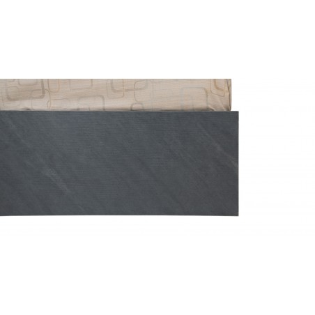 Linea Bed 150x190 cm Stone Grey And Mistrale Grey In MDF / Particle Board