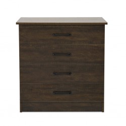 Colton Chest Of Drawers MDF Brown Flame