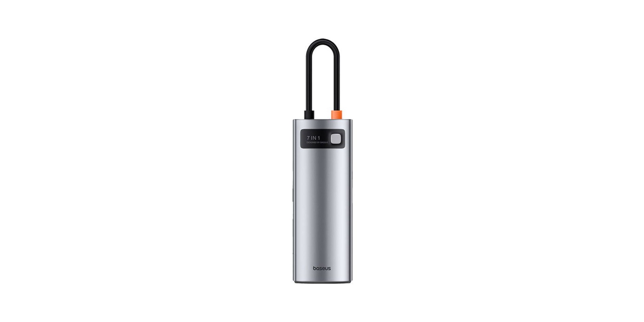 Baseus Metal Gleam Series 7-Port Hub Space Grey (Hdmi4k@60hz-1+Usb3.0+Pd+Sd/Tf) B00030708811-00