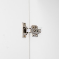 Sunrise Wardrobe 6 Doors Light Oak & Coconut White In MDF/PB