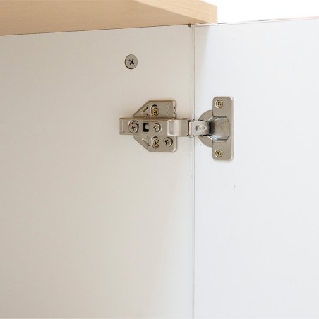Sunrise Chest Of Drawers Light Oak & Coconut White In MDF/PB