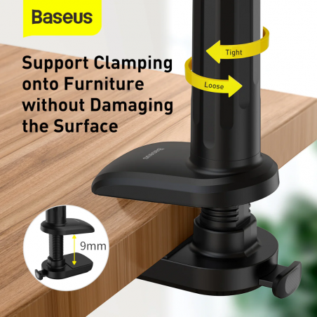 Baseus Otaku Life Rotary Adjustable Holder Pro Gray (Applicable For Phone/ Ipad) Luzq000013