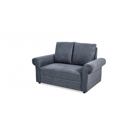 Lina Sofa 3+2+1 in Dark Grey Colour Fab