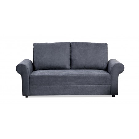 Lina Sofa 3+2+1 in Dark Grey Colour Fab
