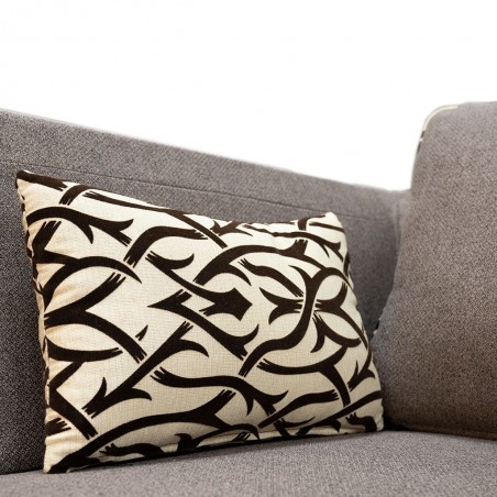 Elsee Corner LHF Chaise & Armless Chair Brown