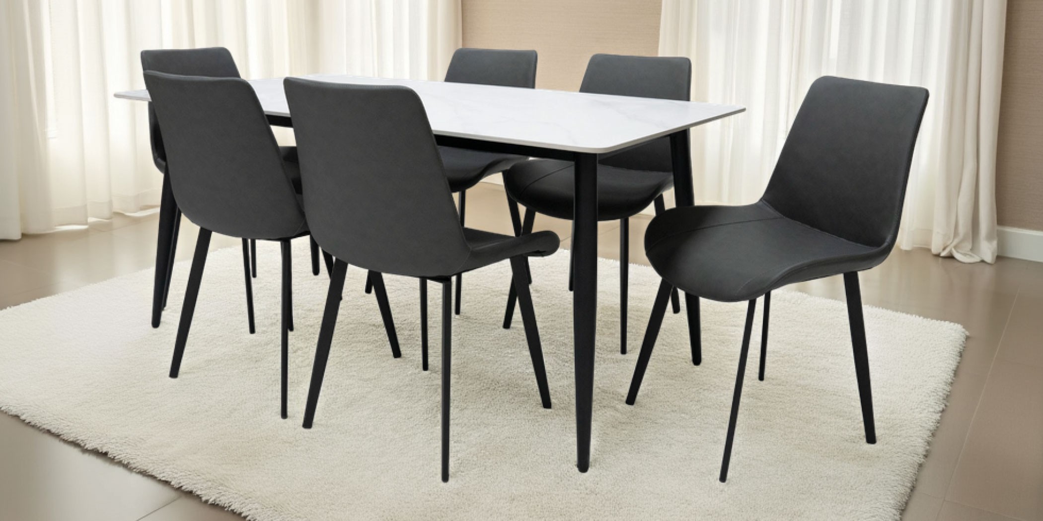 Emden Table and 6 Chairs