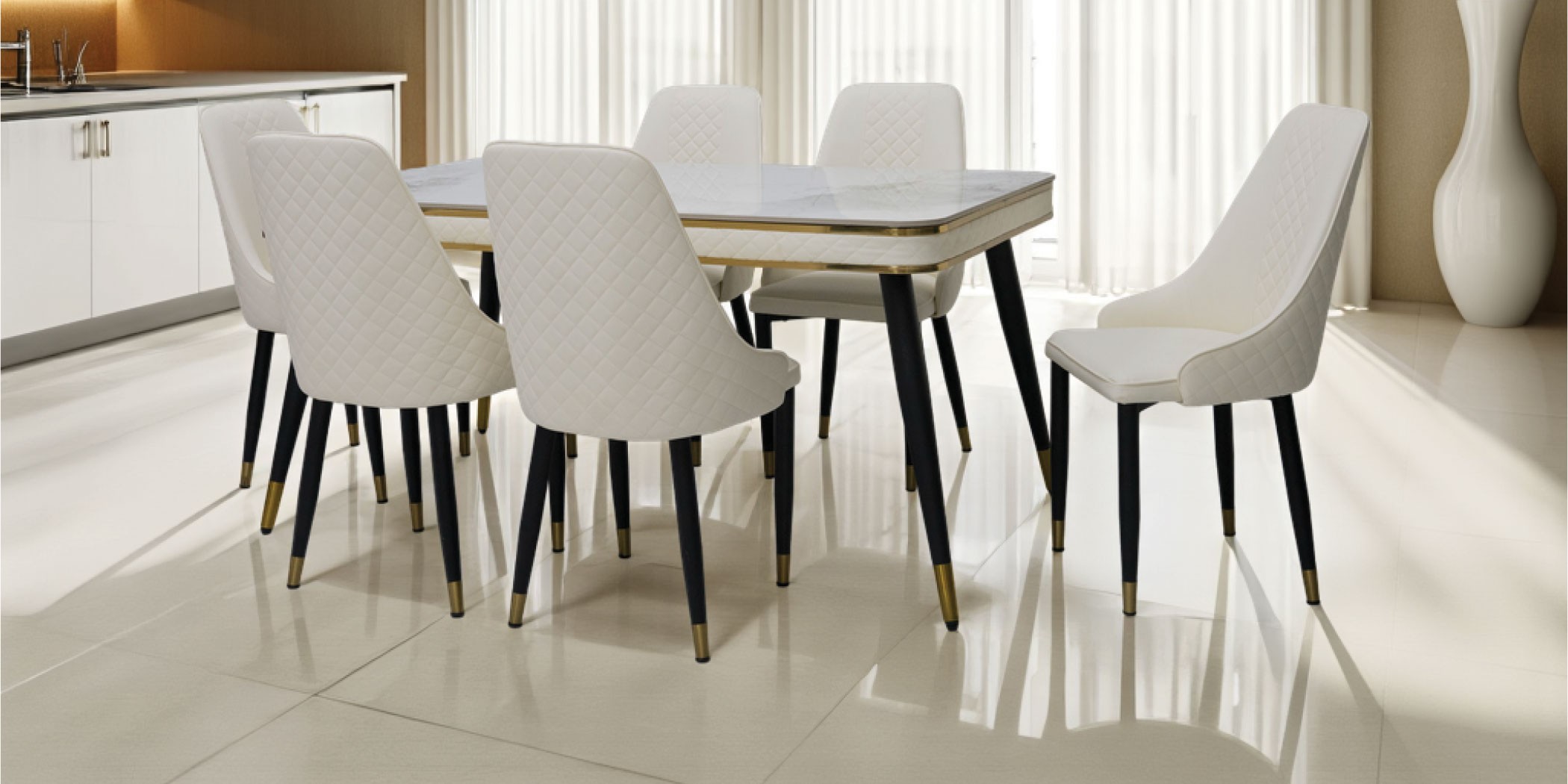 Kleve Table and 6 Chairs