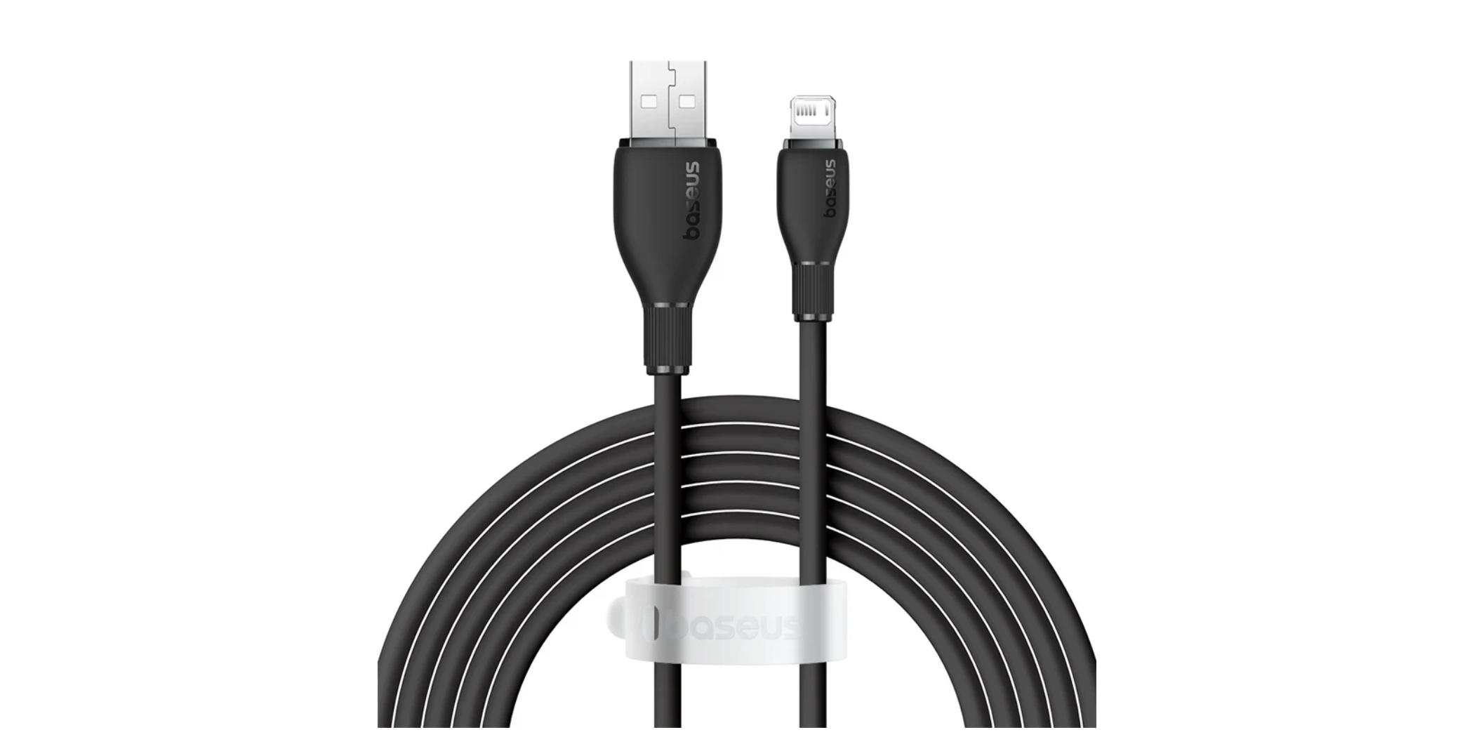 Baseus Pudseries Fast Charging Usb to Ip2.4a 2m Black P10355700111-B2