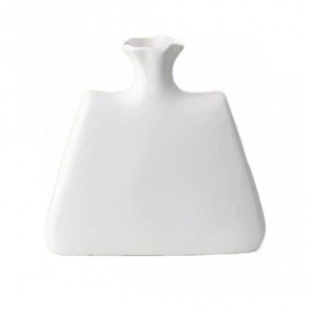 Vase Ceramic 18x6x18.5 cm White