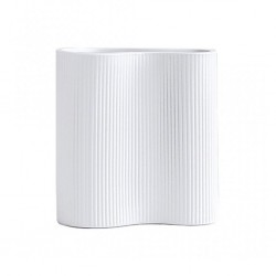 Vase Ceramic 14x26.5H cm White