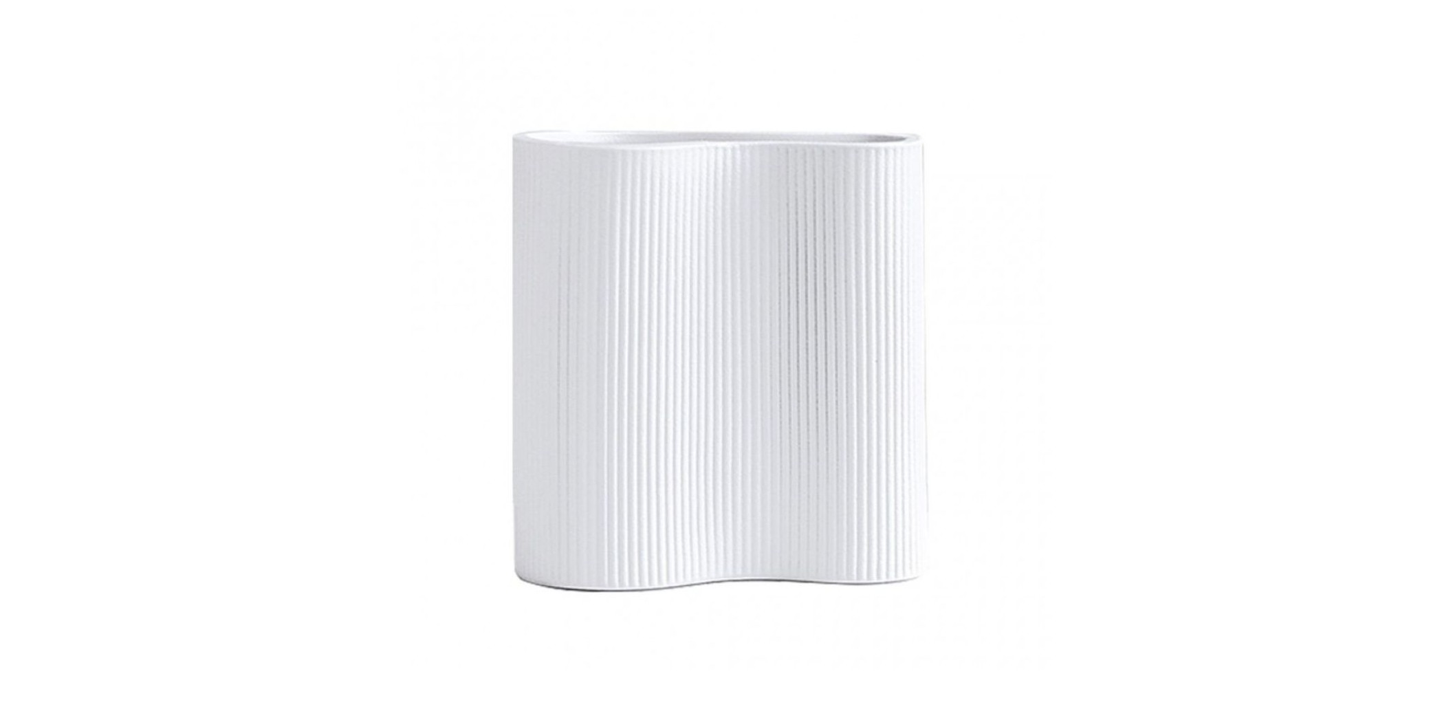 Vase Ceramic 14x26.5H cm White