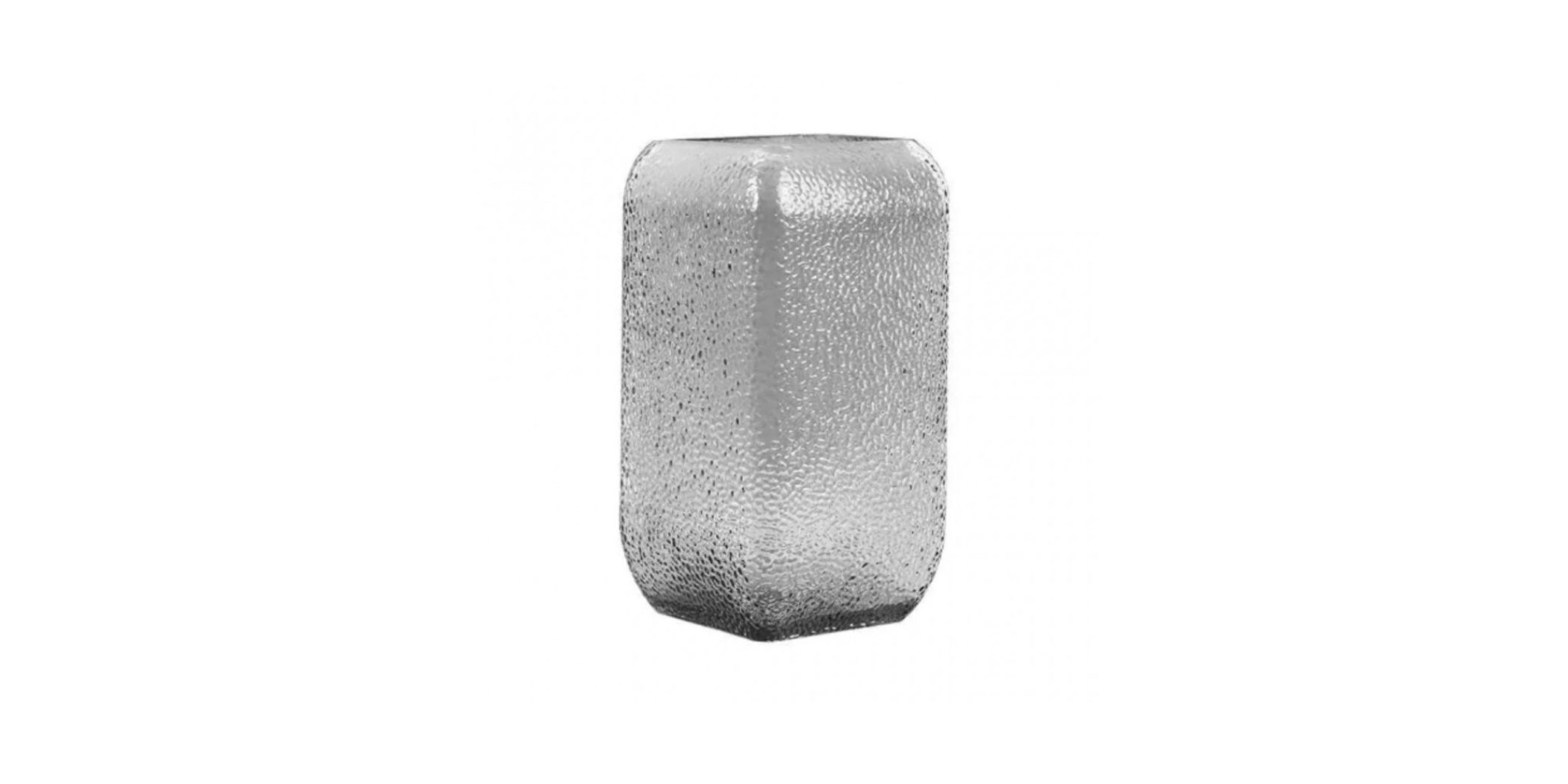 Vase Glass 10x10x25cm Cylinder