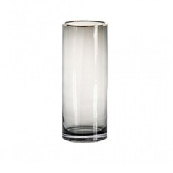 Vase Glass 10.5x10.5x25cm