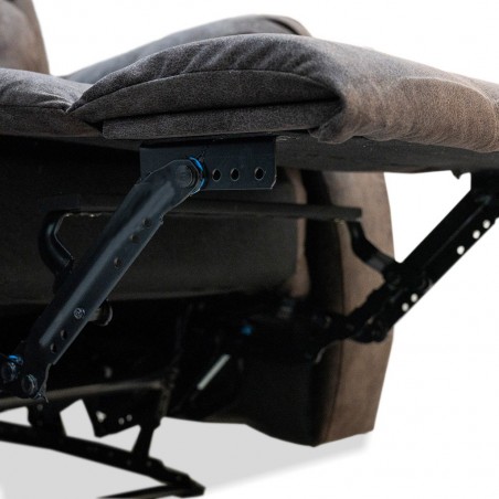 Godiva Recliner 2 Str Fabric Brown