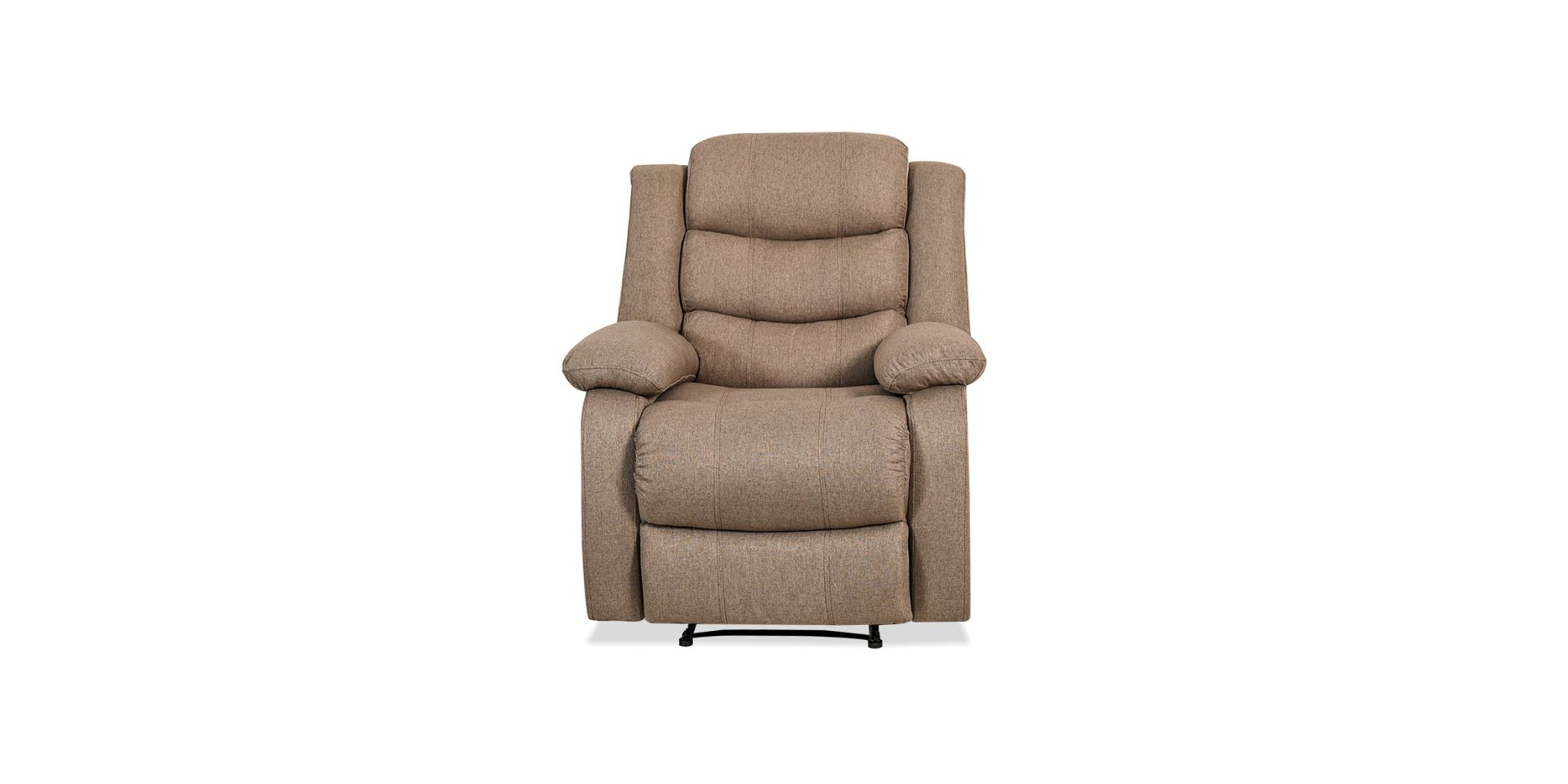 Tavana Single Recliner Brown Fabric
