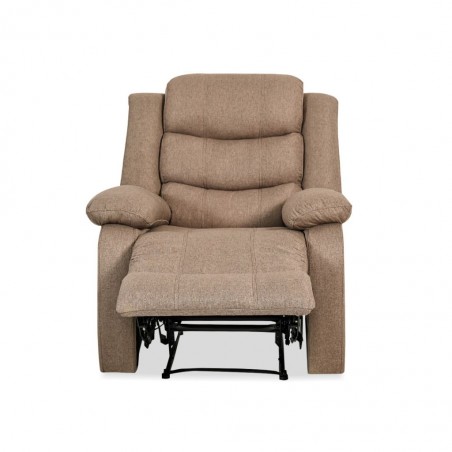 Tavana Single Recliner Brown Fabric
