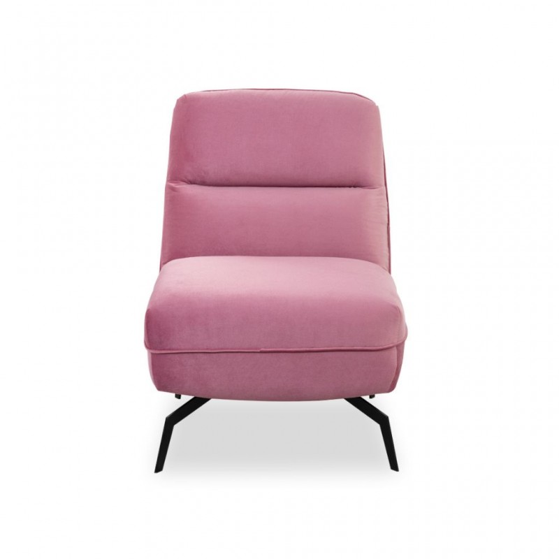 Lunar Accent Chair Pink Col Fab