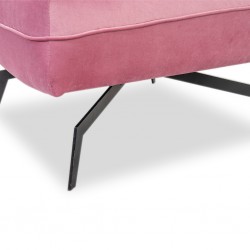 Lunar Accent Chair Pink Col Fab