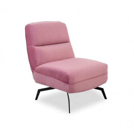 Lunar Accent Chair Pink Col Fab