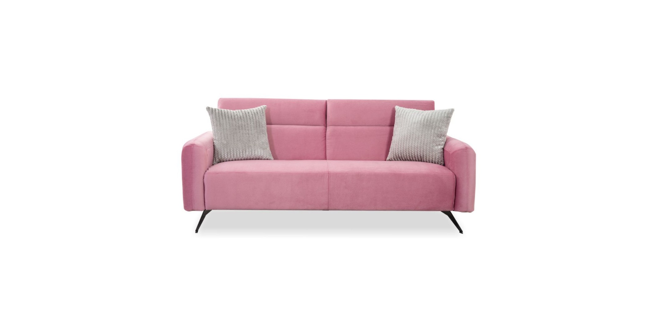Lunar 3 Seater Pink Col Fab