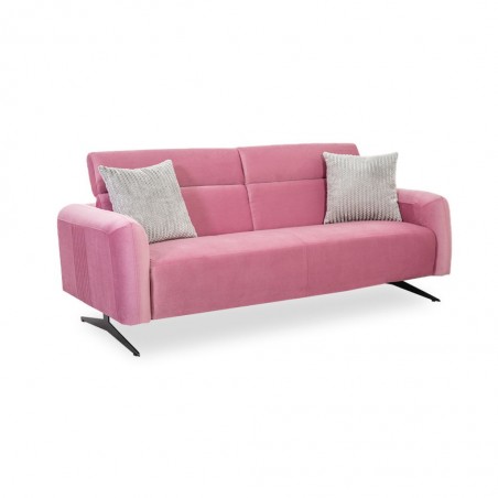 Lunar 3 Seater Pink Col Fab