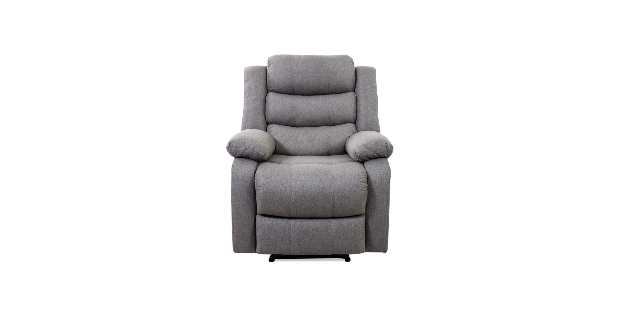 Tavana Single Recliner Grey Fabric