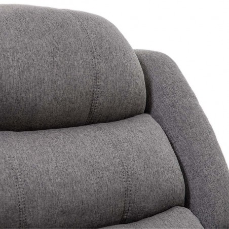 Tavana Single Recliner Grey Fabric