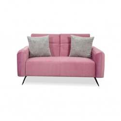 Lunar 2 Seater Pink Col Fab