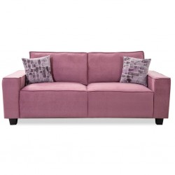 Hunter 3 Seater Pink Col Fab