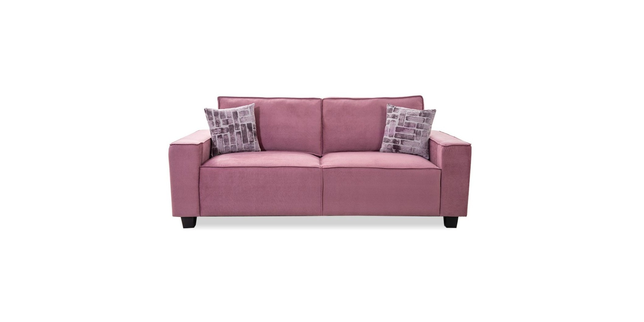 Hunter 3 Seater Pink Col Fab