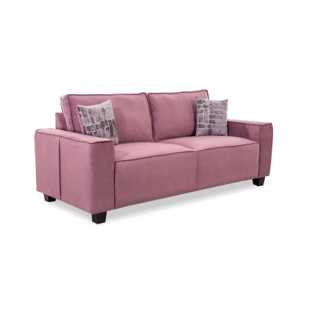 Hunter 3 Seater Pink Col Fab